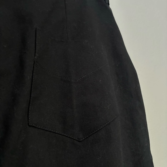 Who What Wear Collection Mack Flared Midi Skirt in Licorice Size Large NEW Slit - Picture 8 of 12